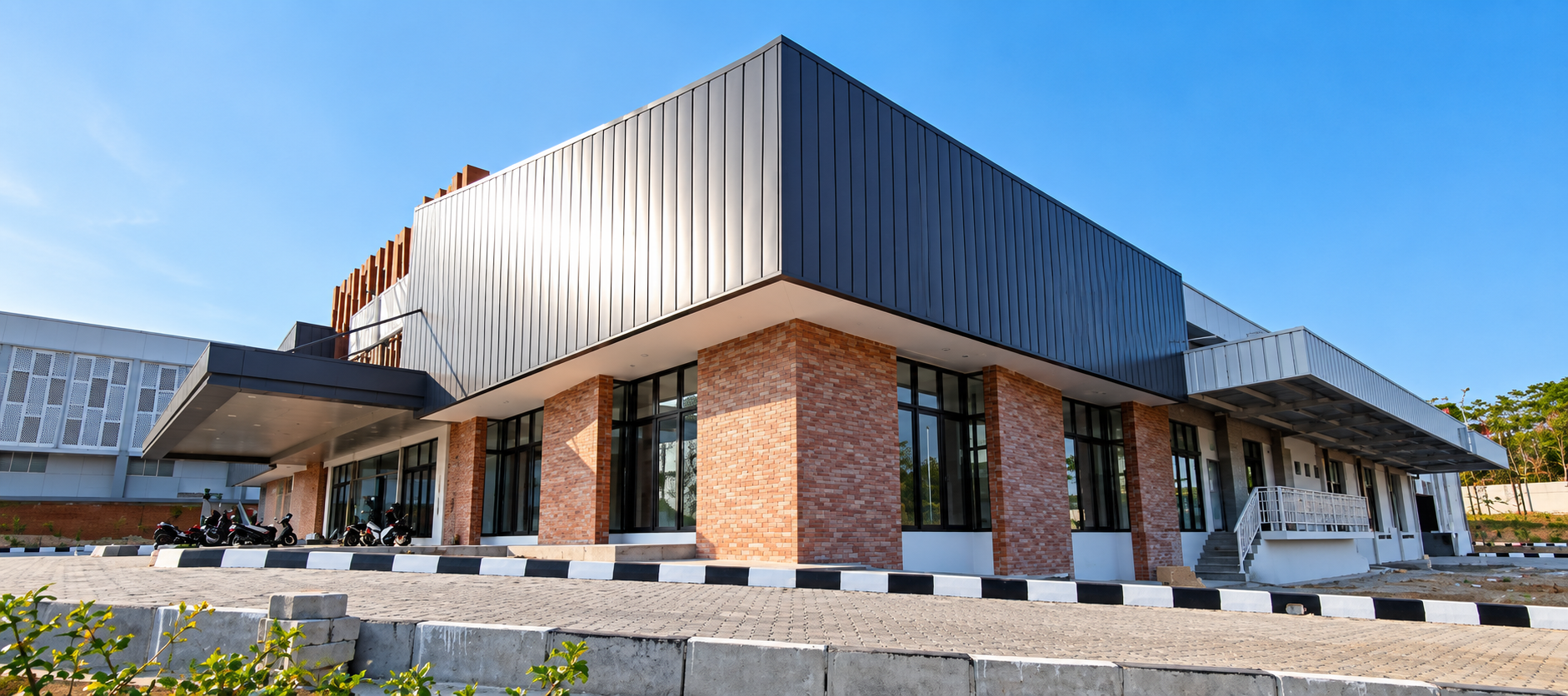 Modern Commercial Building in Bright Daylight.png