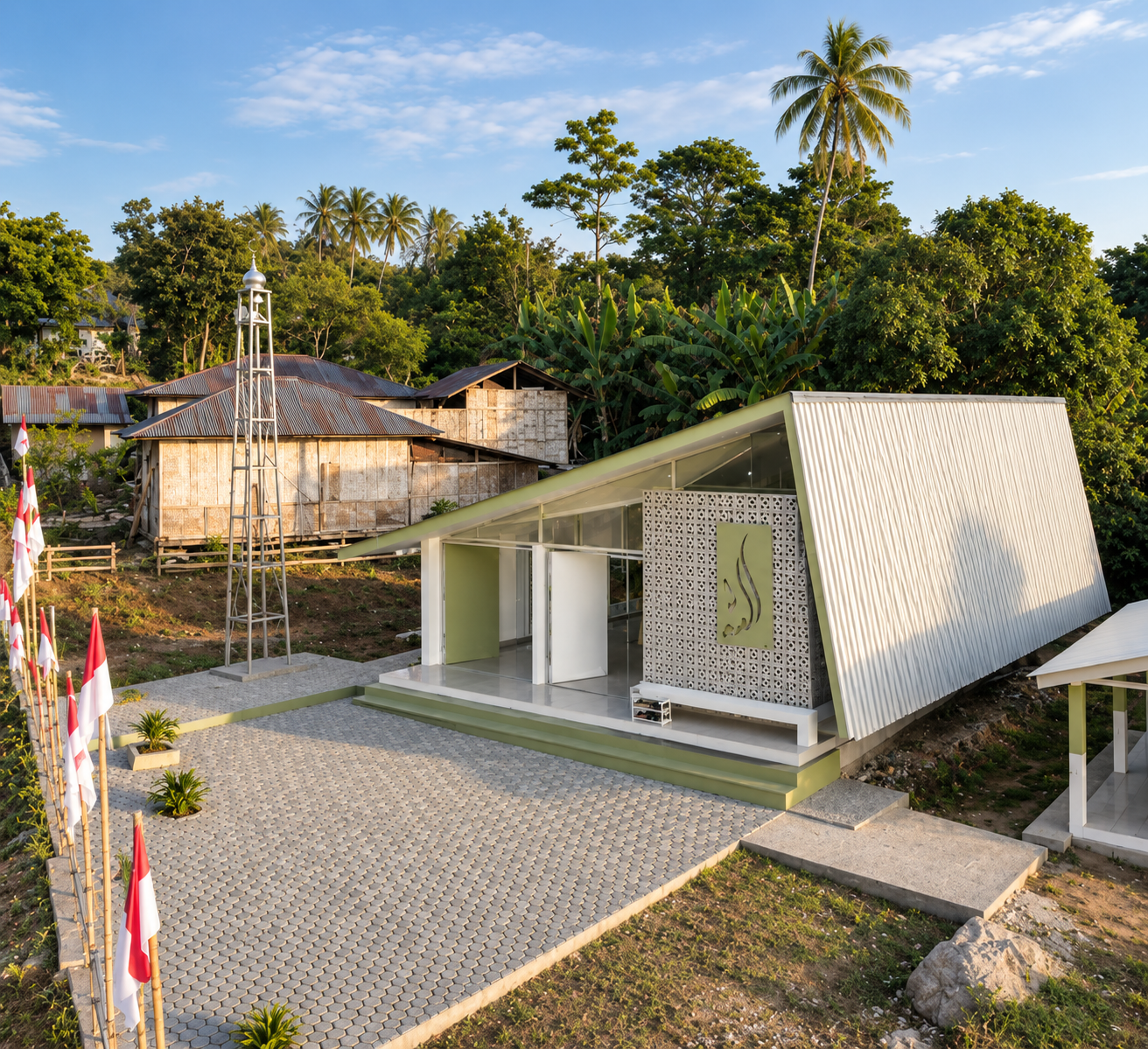 Serene Tropical Modern Chapel Courtyard.png