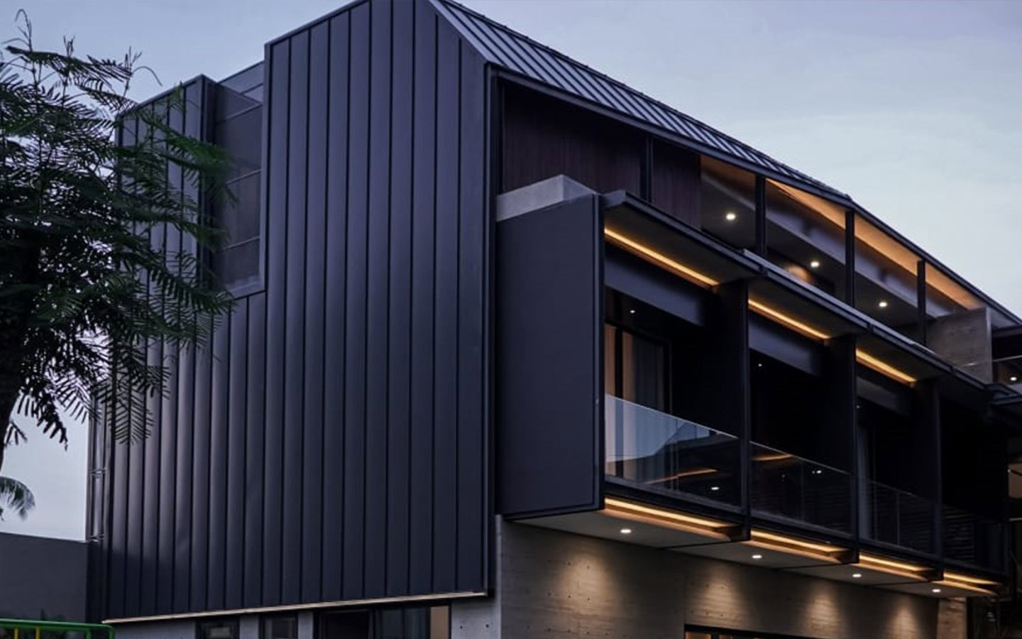 Colorbond&reg; Cape Charcoal Private House Palembang.jpg