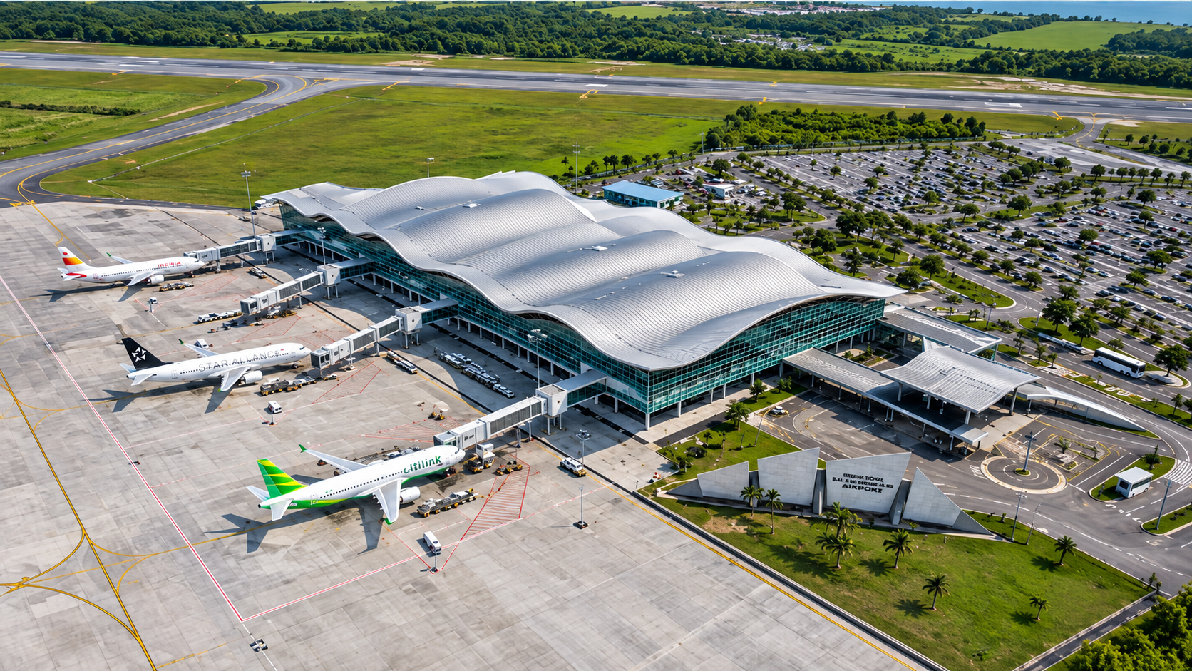 Wavy-Roof International Airport Terminal.png